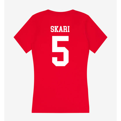 MSUM - NCAA Football : Ian Skari - Women's V-Neck T-Shirt-1