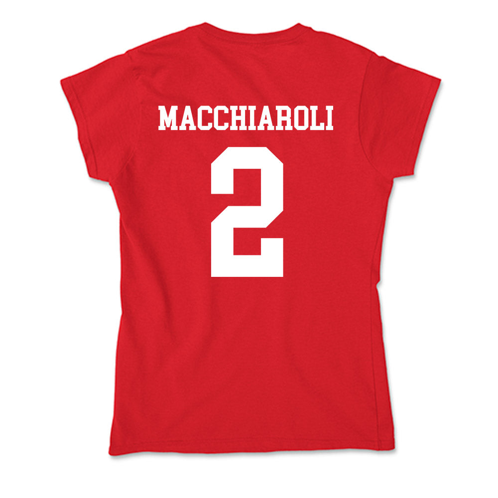 MSUM - NCAA Softball : Sami Macchiaroli - Soft Style Women’s T-Shirt-1