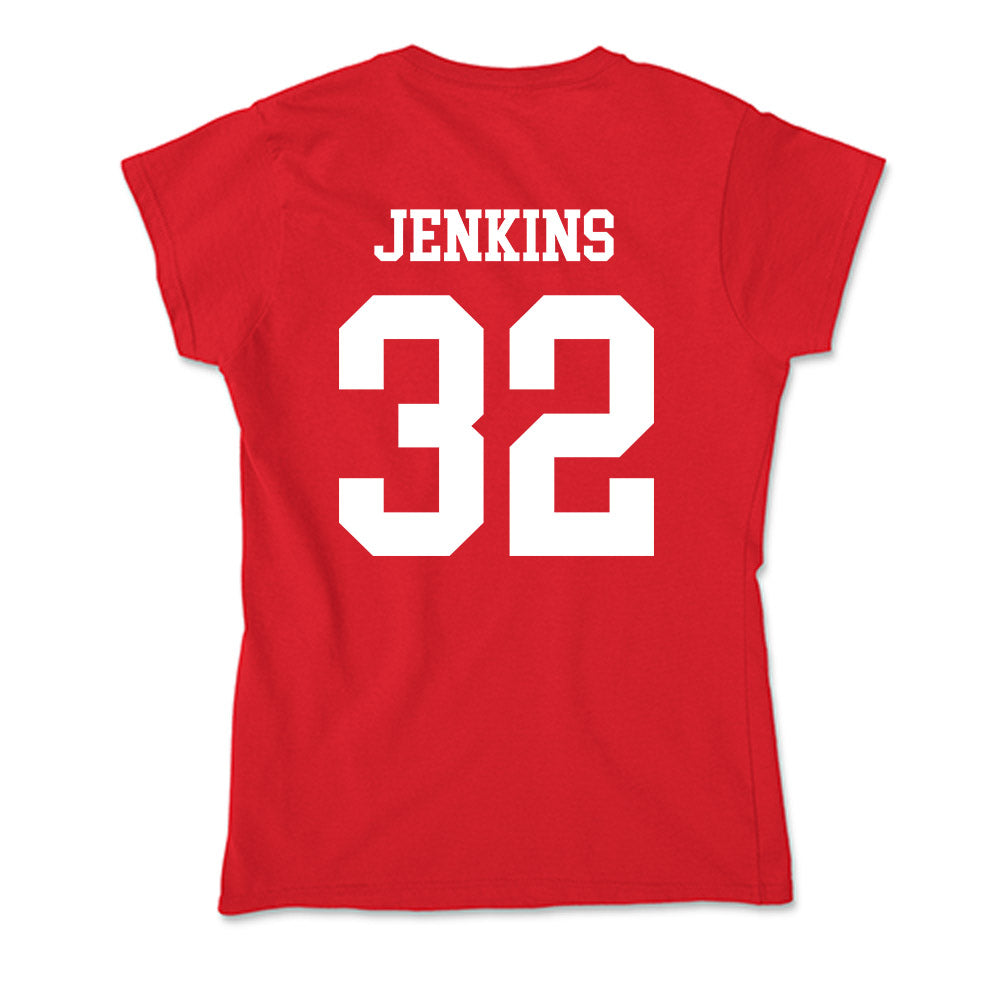 MSUM - NCAA Men's Basketball : Adam Jenkins - Soft Style Women’s T-Shirt-1
