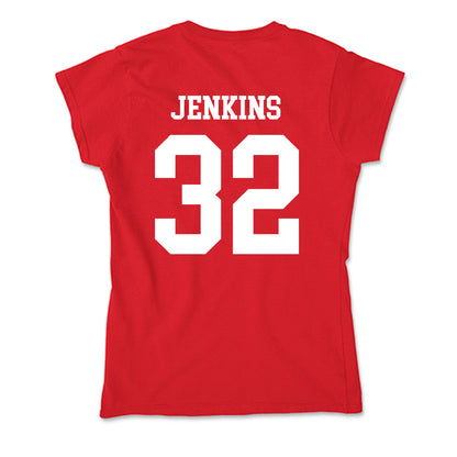 MSUM - NCAA Men's Basketball : Adam Jenkins - Soft Style Women’s T-Shirt-1