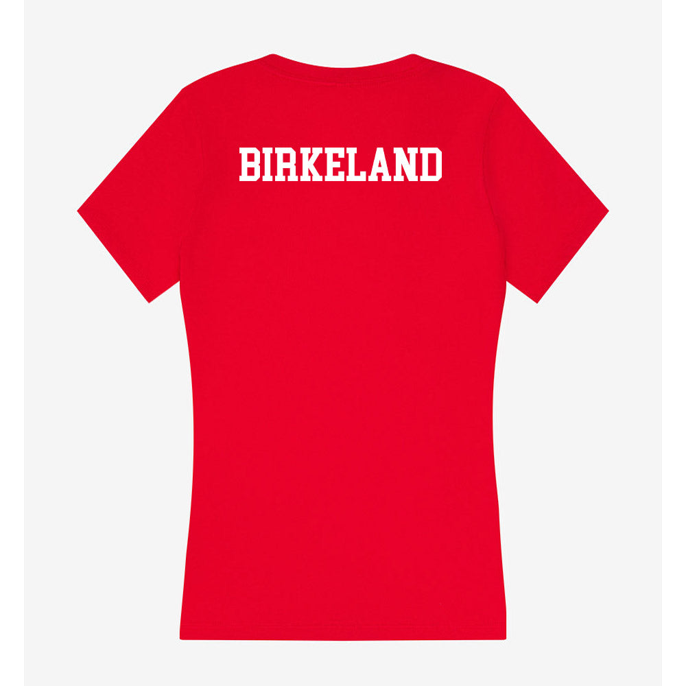 MSUM - NCAA Women's Track & Field : Liv Birkeland - Women's V-Neck T-Shirt-1