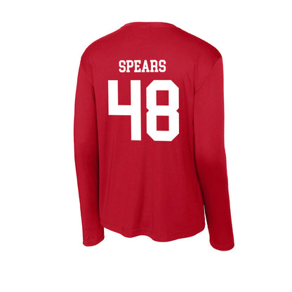 MSUM - NCAA Football : Brayden Spears - Activewear Long Sleeve T-Shirt-1