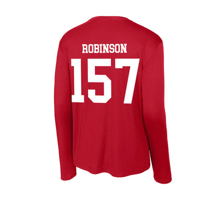 MSUM - NCAA Wrestling : Beau Robinson - Activewear Long Sleeve T-Shirt-1