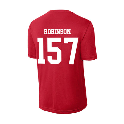 MSUM - NCAA Wrestling : Beau Robinson - Activewear T-Shirt-1