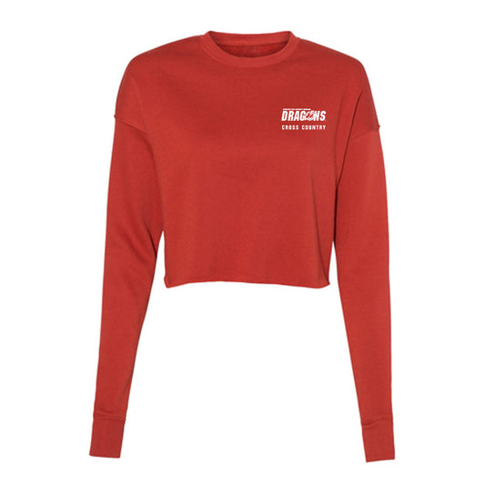 MSUM - NCAA Women's Cross Country : Livia Nelson - Women's Cropped Crew Fleece-0