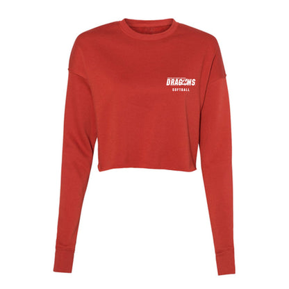MSUM - NCAA Softball : Caitlin Kelley - Women's Cropped Crew Fleece-0