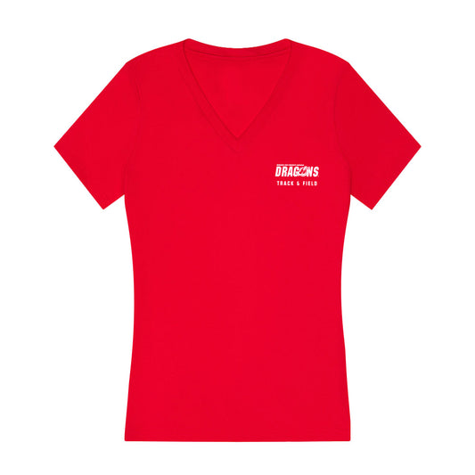 MSUM - NCAA Women's Track & Field : McKenna Schreiber - Women's V-Neck T-Shirt-0