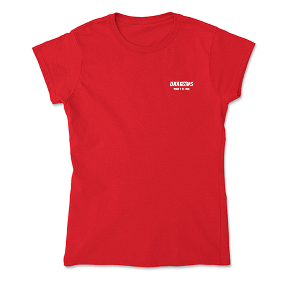 MSUM - NCAA Wrestling : Liam Babitt - Soft Style Women’s T-Shirt-0