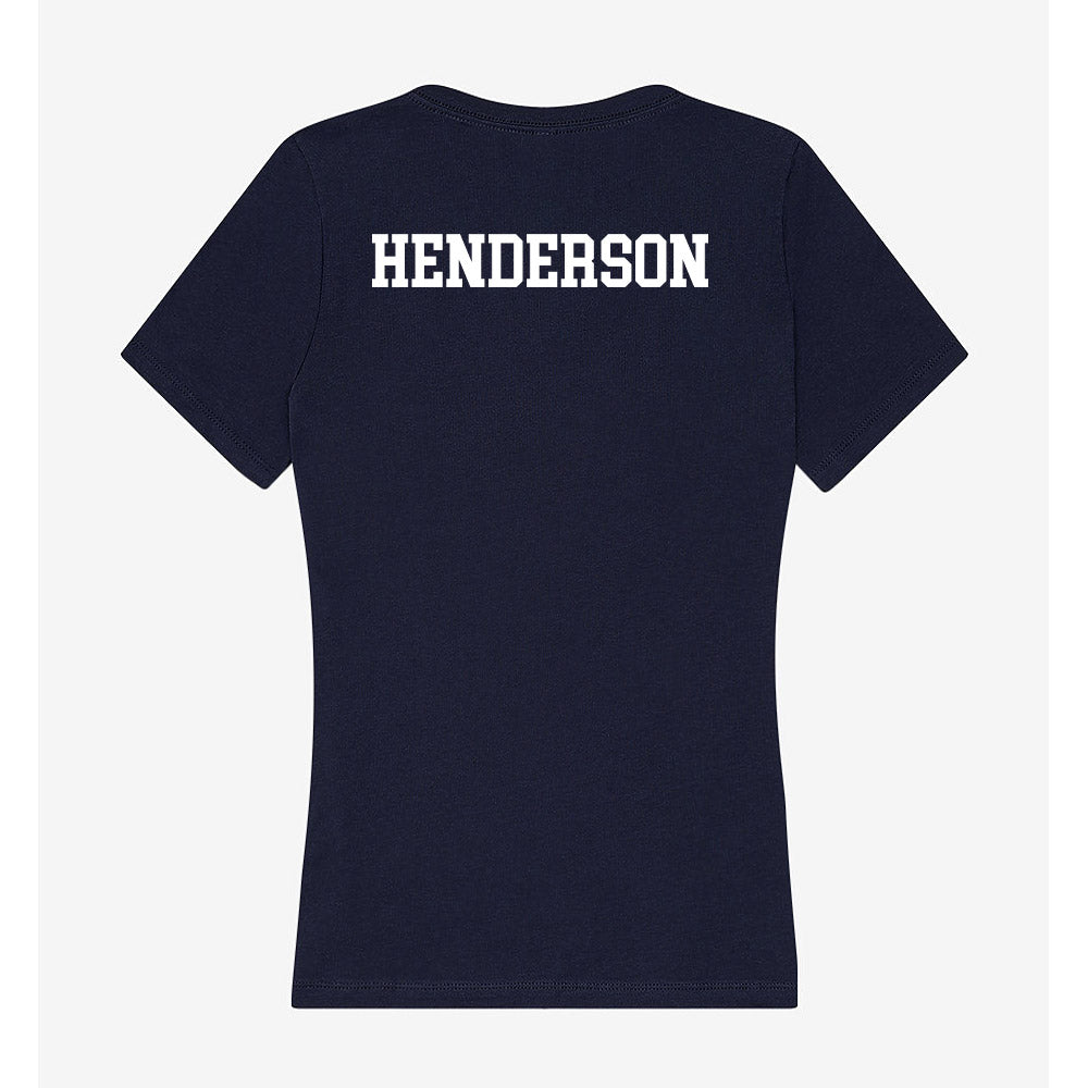 Coppin State - NCAA Men's Tennis : Flavius Henderson - Women's V-Neck T-Shirt-1