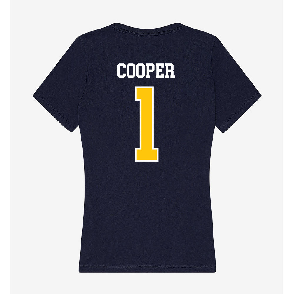 Coppin State - NCAA Women's Basketball : Delaney Cooper - Classic Shersey Women's V-Neck T-Shirt-1