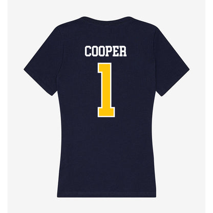 Coppin State - NCAA Women's Basketball : Delaney Cooper - Classic Shersey Women's V-Neck T-Shirt-1
