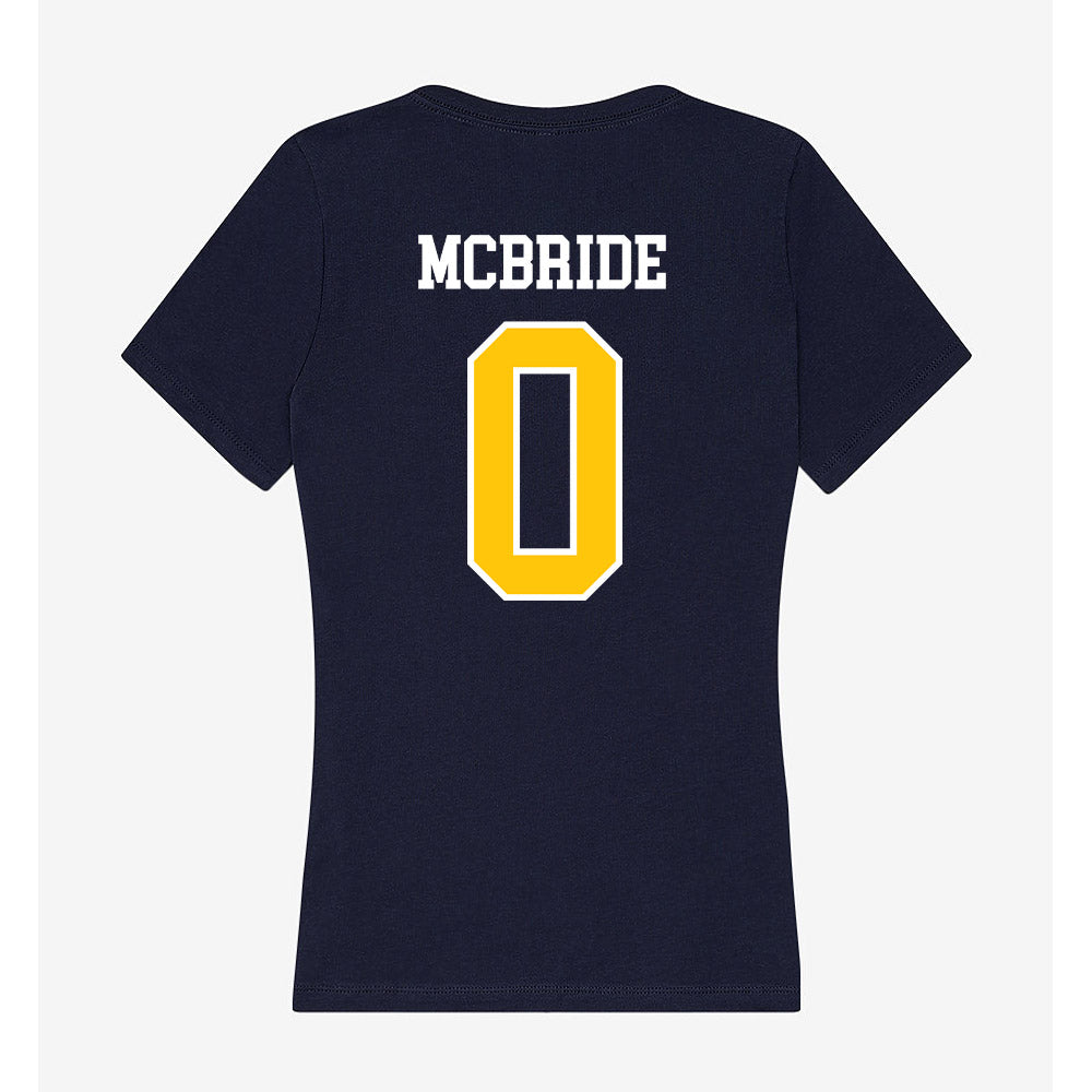 Coppin State - NCAA Women's Basketball : Paris McBride - Women's V-Neck T-Shirt-1