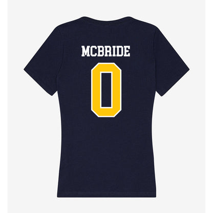 Coppin State - NCAA Women's Basketball : Paris McBride - Women's V-Neck T-Shirt-1