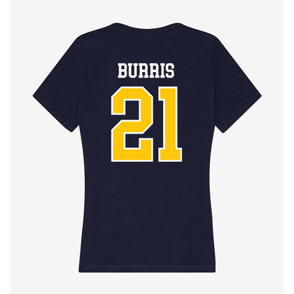 Coppin State - NCAA Women's Basketball : Sydney Burris - Classic Shersey Women's V-Neck T-Shirt-1