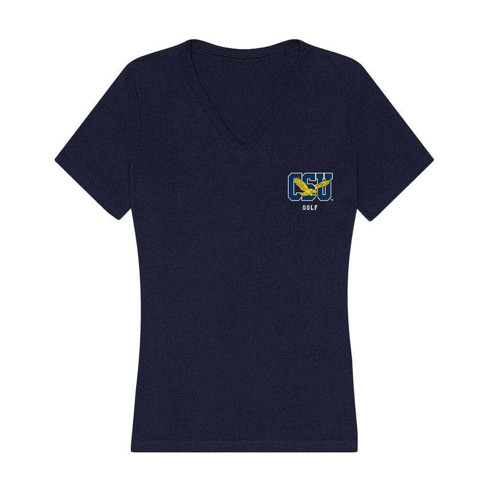 Coppin State - NCAA Women's Golf : Alina Amos - Women's V-Neck T-Shirt-0