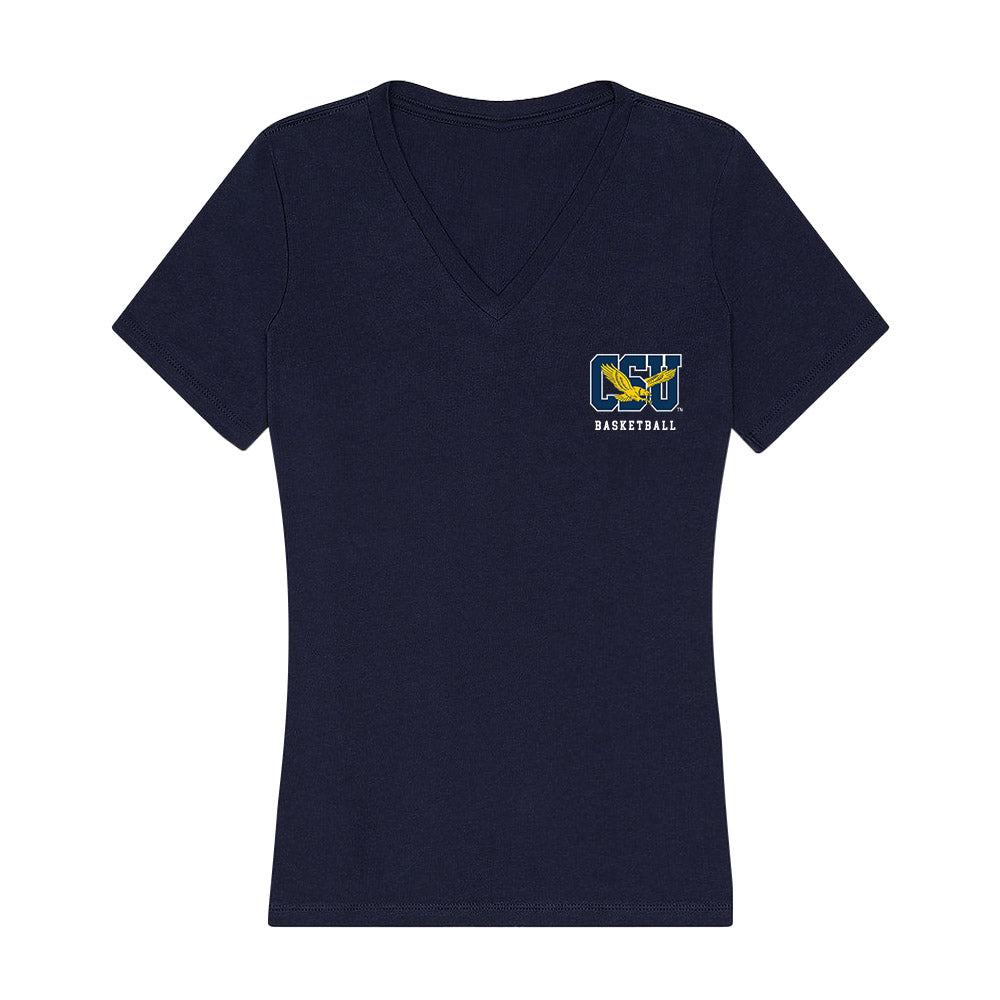 Coppin State - NCAA Women's Basketball : Sydney Burris - Classic Shersey Women's V-Neck T-Shirt-0