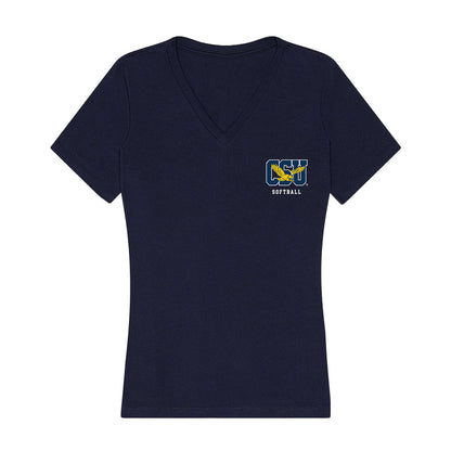 Coppin State - NCAA Softball : Debra Hyde - Classic Shersey Women's V-Neck T-Shirt-0