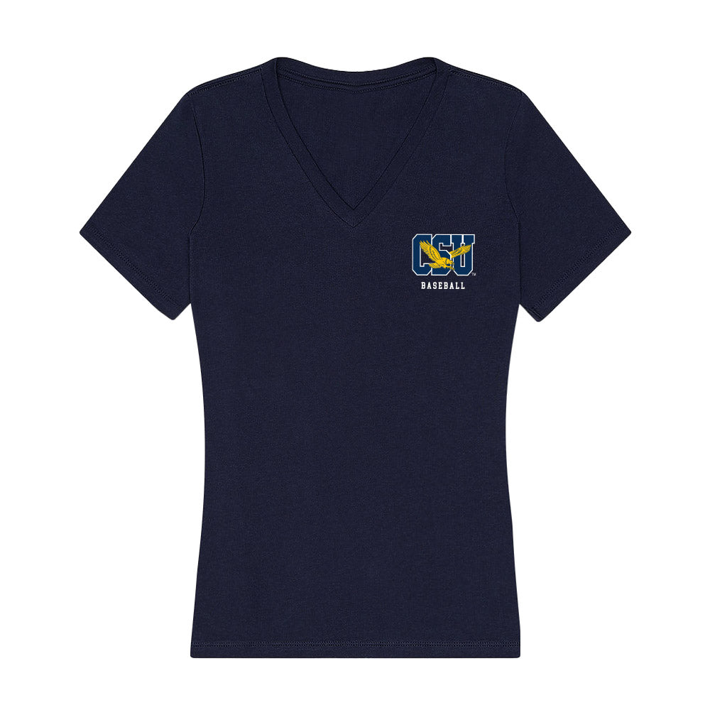 Coppin State - NCAA Baseball : Terrell Milliner - Women's V-Neck T-Shirt-0