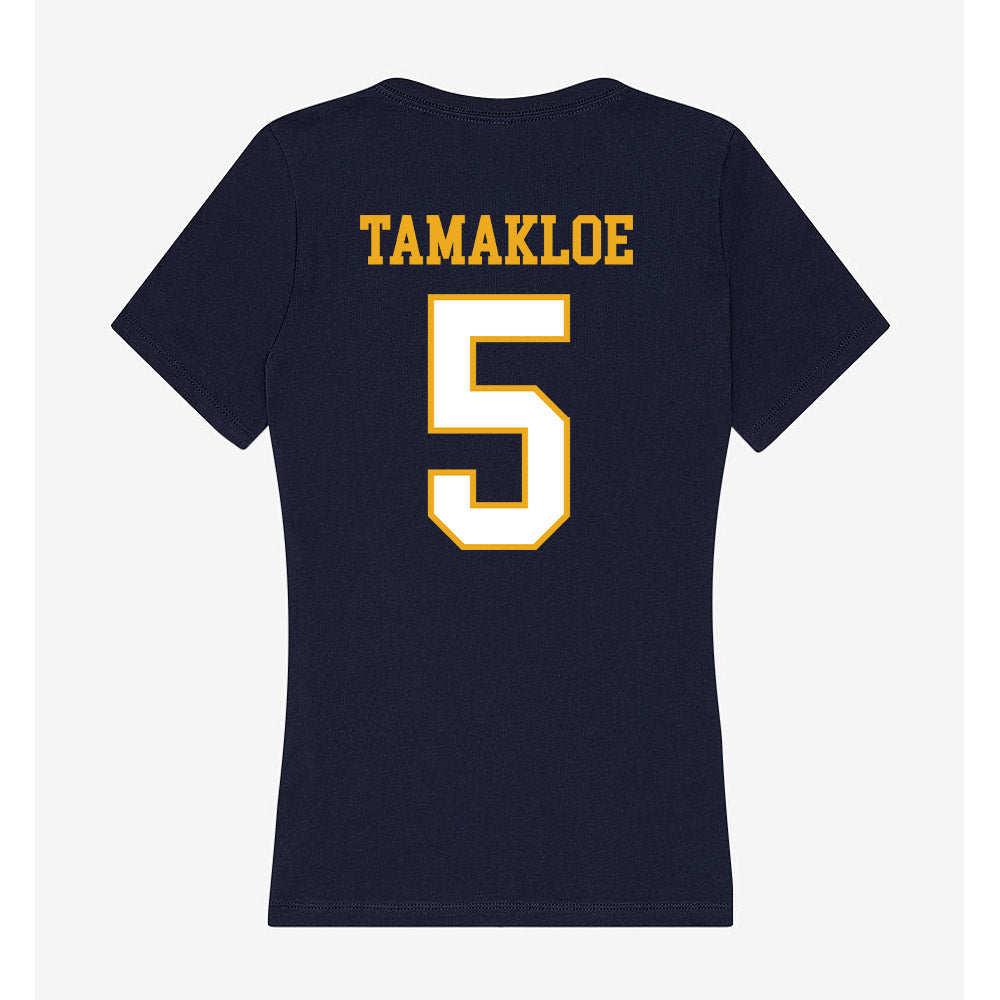 ETBU - NCAA Football : Seyram Tamakloe - Women's V-Neck T-Shirt-1