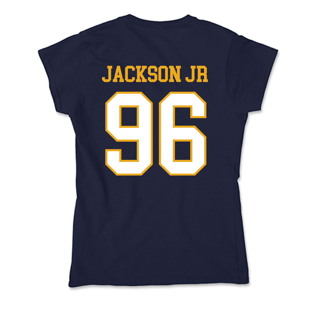 ETBU - NCAA Football : Jamaal Jackson Jr - Soft Style Women’s T-Shirt-1
