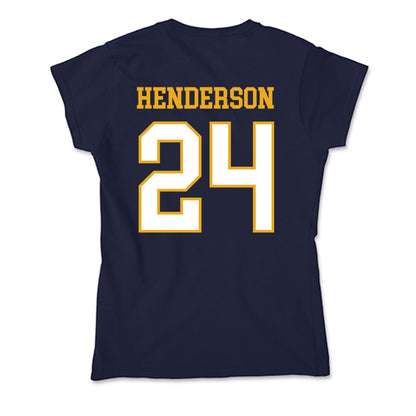 ETBU - NCAA Baseball : Mark Henderson - Soft Style Women’s T-Shirt-1
