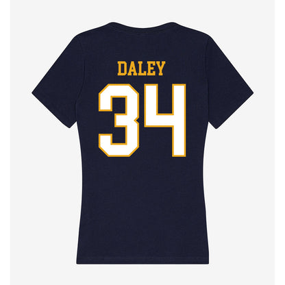 ETBU - NCAA Men's Soccer : Joshua Daley - Women's V-Neck T-Shirt-1
