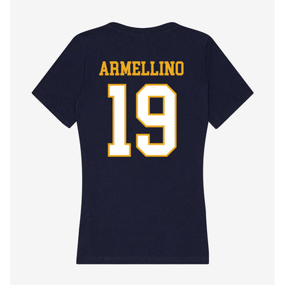 ETBU - NCAA Baseball : Vincent Armellino - Women's V-Neck T-Shirt-1