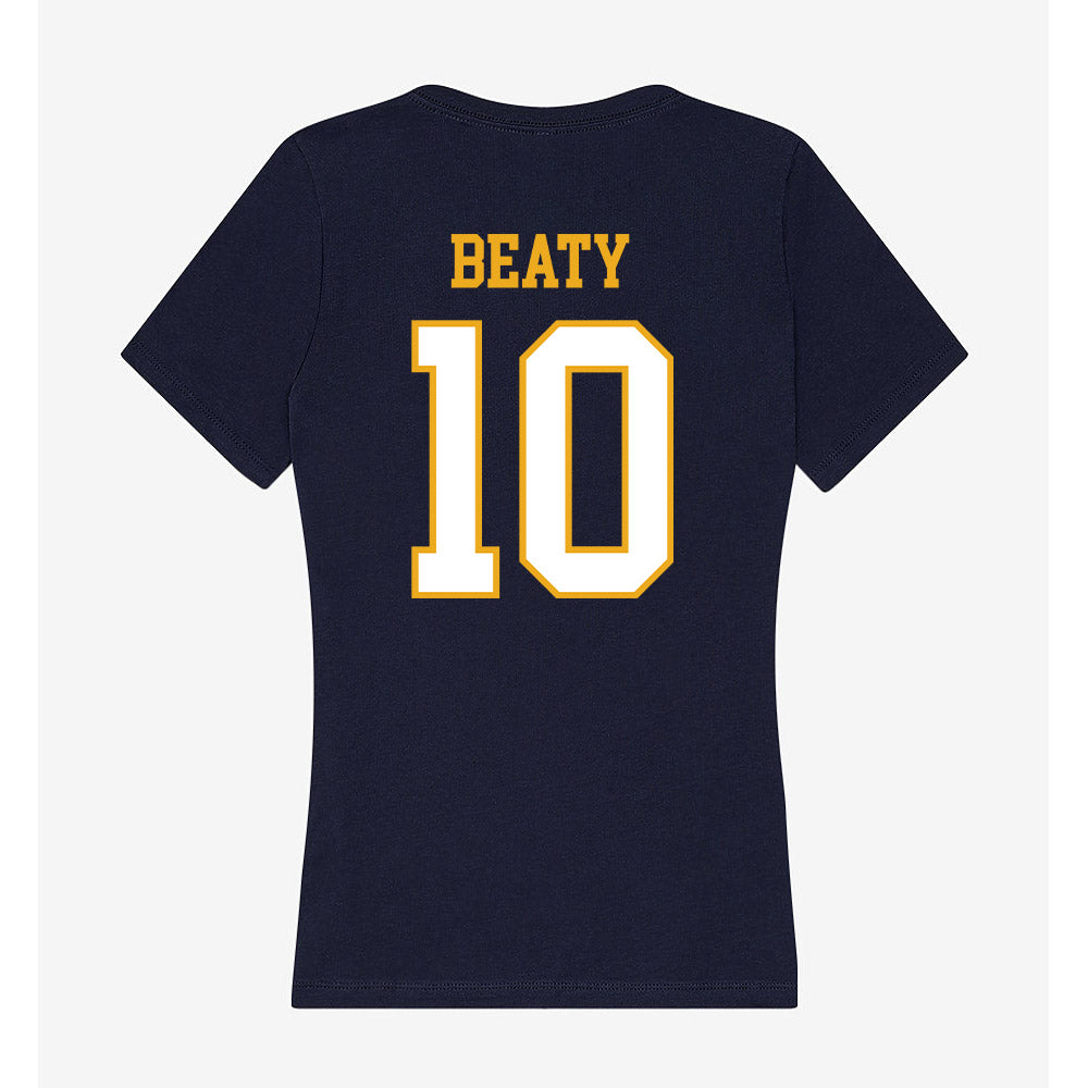ETBU - NCAA Baseball : William Beaty - Women's V-Neck T-Shirt-1