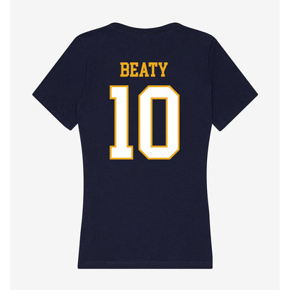 ETBU - NCAA Baseball : William Beaty - Women's V-Neck T-Shirt-1