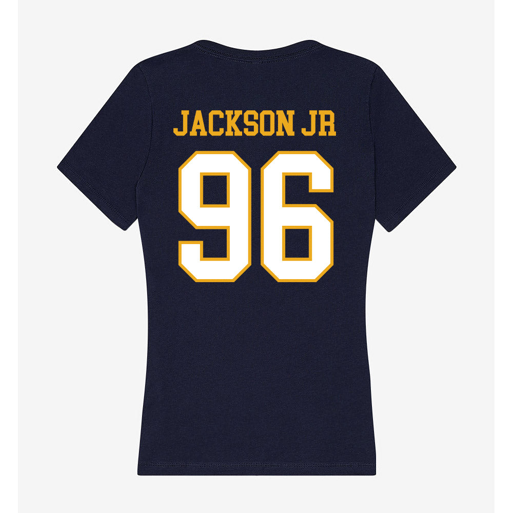 ETBU - NCAA Football : Jamaal Jackson Jr - Women's V-Neck T-Shirt-1