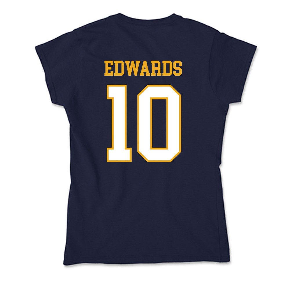 ETBU - NCAA Men's Basketball : Randy Edwards - Soft Style Women’s T-Shirt-1