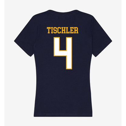 ETBU - NCAA Women's Soccer : Cadence Tischler - Women's V-Neck T-Shirt-1