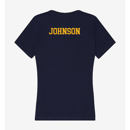 ETBU - NCAA Women's Track & Field : Caitlynn Johnson - Women's V-Neck T-Shirt-1