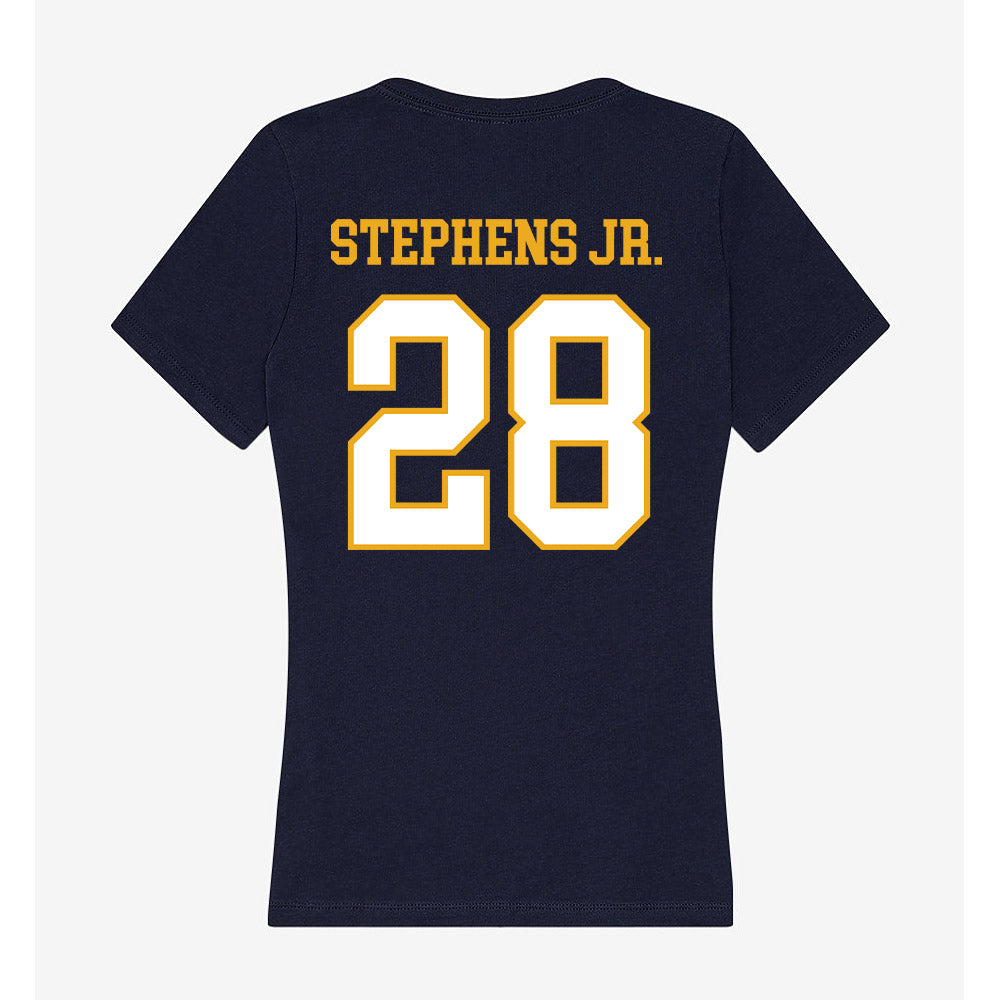 ETBU - NCAA Football : Marc Stephens Jr. - Women's V-Neck T-Shirt-1