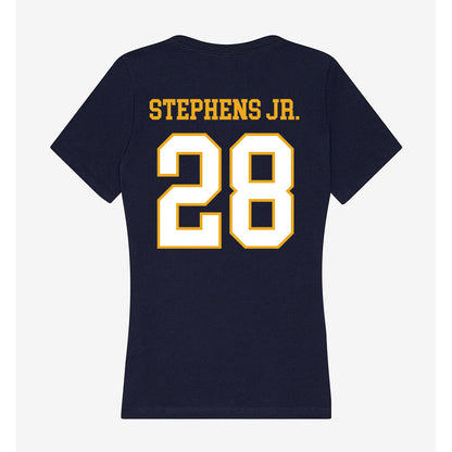 ETBU - NCAA Football : Marc Stephens Jr. - Women's V-Neck T-Shirt-1