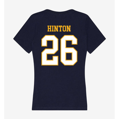 ETBU - NCAA Football : Torryan Hinton - Women's V-Neck T-Shirt-1