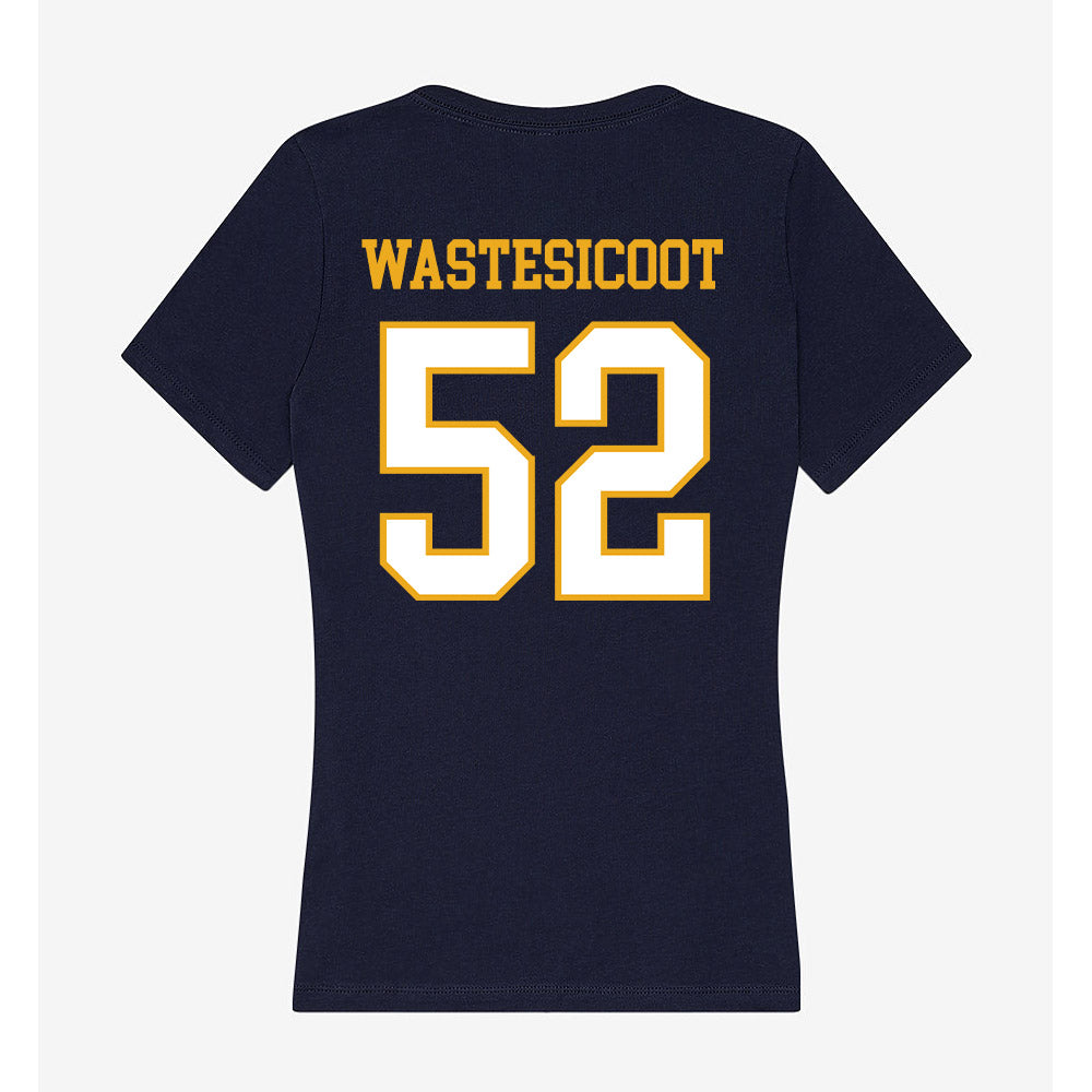 ETBU - NCAA Men's Lacrosse : Ryder Wastesicoot - Women's V-Neck T-Shirt-1