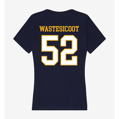 ETBU - NCAA Men's Lacrosse : Ryder Wastesicoot - Women's V-Neck T-Shirt-1