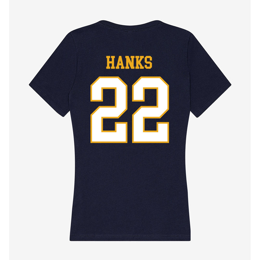 ETBU - NCAA Football : Konnor Hanks - Women's V-Neck T-Shirt-1