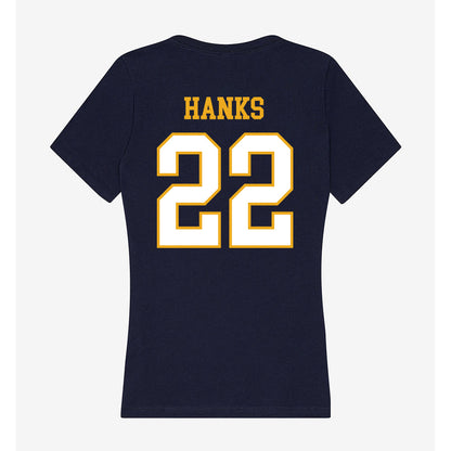 ETBU - NCAA Football : Konnor Hanks - Women's V-Neck T-Shirt-1