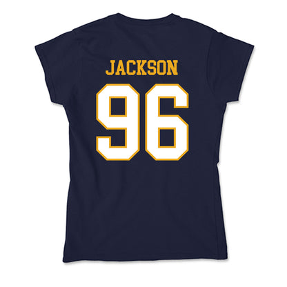 ETBU - NCAA Football : Jamaal Jr Jackson - Soft Style Women’s T-Shirt-1