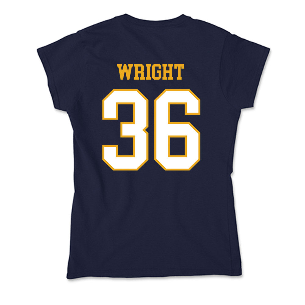 ETBU - NCAA Baseball : Raef Wright - Soft Style Women’s T-Shirt-1