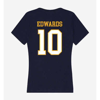 ETBU - NCAA Men's Basketball : Randy Edwards - Women's V-Neck T-Shirt-1