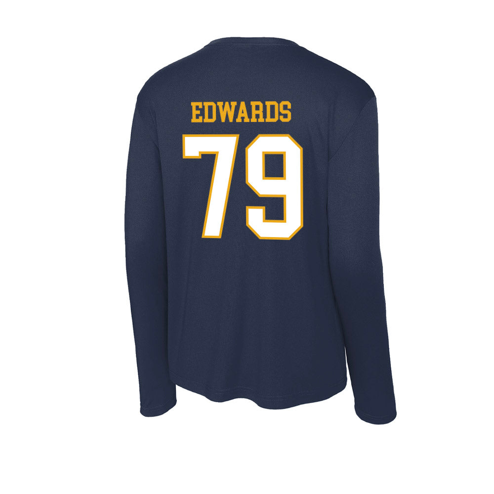 ETBU - NCAA Football : Reggie Edwards - Activewear Long Sleeve T-Shirt-1