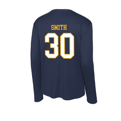 ETBU - NCAA Men's Basketball : Silas Smith - Activewear Long Sleeve T-Shirt-1