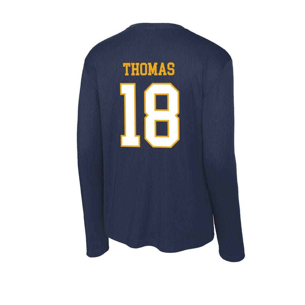 ETBU - NCAA Beach Volleyball : Emily Thomas - Activewear Long Sleeve T-Shirt-1