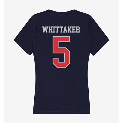 SMC - NCAA Men's Soccer : Jaydon Whittaker - Women's V-Neck T-Shirt-1