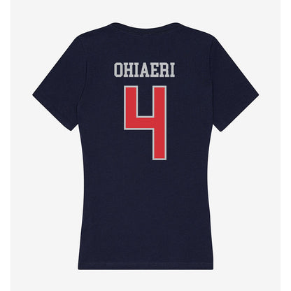 SMC - NCAA Women's Basketball : Charlece Ohiaeri - Women's V-Neck T-Shirt-1