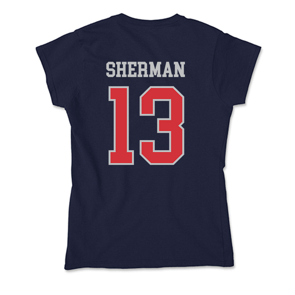 SMC - NCAA Beach Volleyball : Sedona Sherman - Soft Style Women’s T-Shirt-1