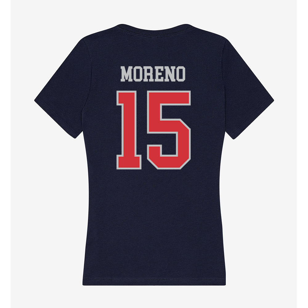 SMC - NCAA Baseball : Joseph Moreno - Women's V-Neck T-Shirt-1